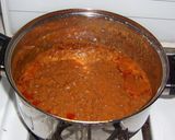 A picture of step 1 of Gary’s Island world famous chili burger.