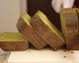 A picture of step 12 of Matcha Pound Cake.