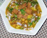 A picture of step 10 of Kathiawari Chickpea Chaat.