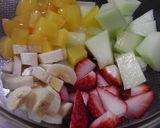 A picture of step 1 of Colorful Dome Shaped Fruit Yogurt Jelly.