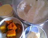 A picture of step 1 of Kabocha Squash Bread.