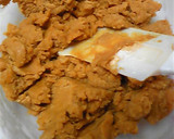 A picture of step 2 of Without Butter Crispy Cookies Made with Roasted Soy Flour.