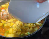 Foto del paso 7 de la receta: Huevos mollet, verdura y langostinos