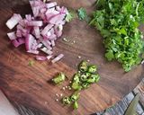 A picture of step 1 of Surati Chana Dal Samose.
