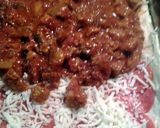 A picture of step 6 of skunks pizza pie.