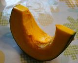 A picture of step 1 of Easy Microwave Kabocha Squash Kinpira for Bentos.