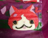 A picture of step 13 of Youkai Watch Bento (Jibanyan).