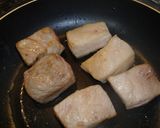 A picture of step 4 of Easy But Tender Simmered Pork Belly Cubes.