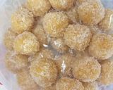 A picture of step 7 of Coconut balls Ganesh prasad.
