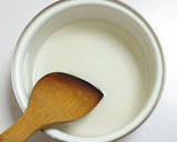 A picture of step 1 of Mizu-yokan (Soft Sweet Bean Paste) Flavored with Rum.