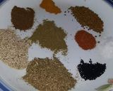 A picture of step 2 of Achari hari mirch ka salan.