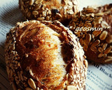A picture of step 6 of Rye Bread with Dates and Seeds.