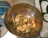 A picture of step 5 of Tofu and Cucumber Salad with Umeboshi-Sesame Dressing.