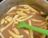 Foto langkah ke 4 dari resep Serabi Pandan Saus Kinca Nangka.