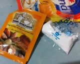 Foto langkah ke 1 dari resep Martabak manis teflon takaran sendok simple.