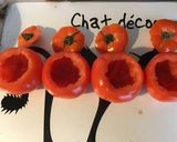 Une image de l'étape 2 de Tomates farcies au pecorino et farce maison (porc,moutarde,curry…).