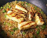 A picture of step 8 of Quinoa Rice with grilled Cottage Cheese.