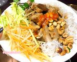 Hình bước làm 4 của món Bún Cuốn Mắm Nêm 🍽