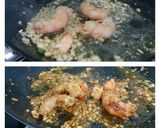 A picture of step 1 of Spicy Garlic Buttered Shrimp And Egg Sandwich.