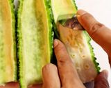 A picture of step 1 of Bitter Melon Namul.