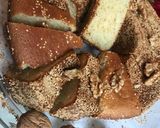 A picture of step 7 of Tahini and Sesame Cake.