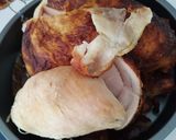 A picture of step 1 of Rotisserie Chicken Carcass Soup.