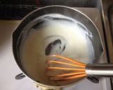A picture of step 5 of Hawaiian Pancake with Macadamia Nut Sauce.