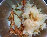 A picture of step 2 of Mughlai Vade.