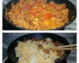 Sriracha Tomato Spam And Onion Fried Rice recipe step 2 photo