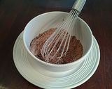 A picture of step 2 of Chocolate Ice Cream Roll Cake.