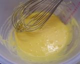 A picture of step 3 of Milky with Condensed Milk Matcha Muffins.
