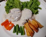 Foto langkah ke 3 dari resep Chicken Patty with Mushroom Sauce.