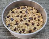 A picture of step 10 of Eggless Chikoo Cake.