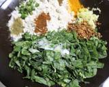 Kulfa Saag Paratha recipe step 1 photo