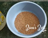 A picture of step 1 of Watercress Seeds Halwa.