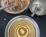 A picture of step 5 of Milo Marble Cake.