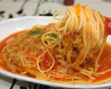 A picture of step 4 of Lots of Spring Cabbage! Oil-less Tomato Sauce.