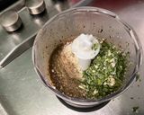 A picture of step 6 of Apricot, Black Garlic, and Parmesan Salad Dressing.