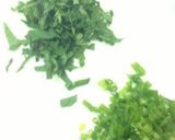 A picture of step 4 of Tabbouleh Parsley Salad.