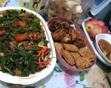 Foto langkah ke 2 dari resep Tumis sayur bungah bawang dan tempe 👌 cekkk.
