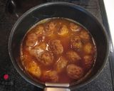 A picture of step 8 of Light and Fluffy Meatballs.