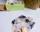Foto langkah ke 5 dari resep Nougat dried cranberry and blueberry with almond.