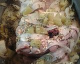 A picture of step 6 of Roasted onions and pork.