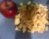 A picture of step 2 of Cinnamon Apple Cookies.