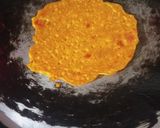 A picture of step 4 of Quinoa flour pancake.