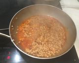 A picture of step 4 of Mapo tofu.