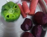 A picture of step 1 of Cheesy Beetroot Sandwich.