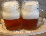 Hình bước làm 8 của món Beer like apple juice jelly (Thạch táo giả bia)