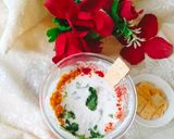 A picture of step 4 of Mint Garlic Dip 😋 Herbed yogurt Curd Dip.