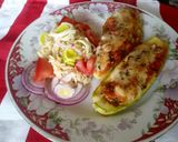 Foto del paso 7 de la receta: Zucchini rellenos. Veganos